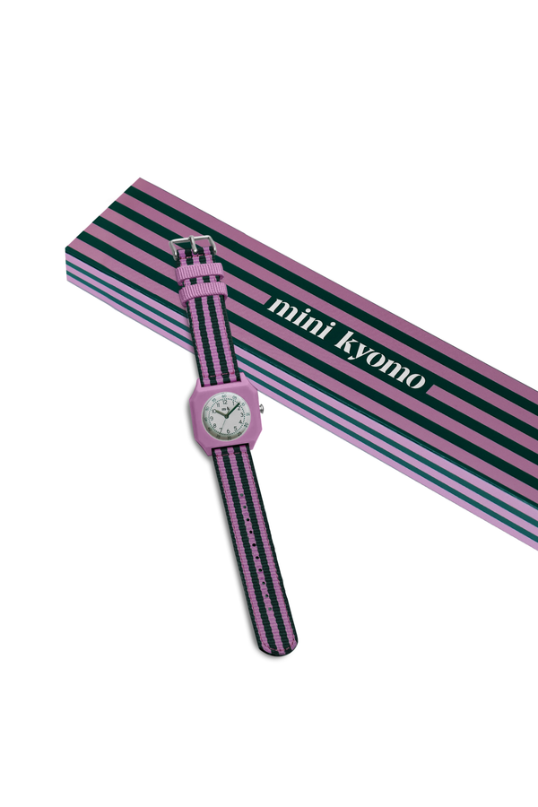 Mini Kyomo sustainable kids watch - Lavender Field