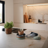 Mushie Silicone Bib Cambridge Blue - Laadlee