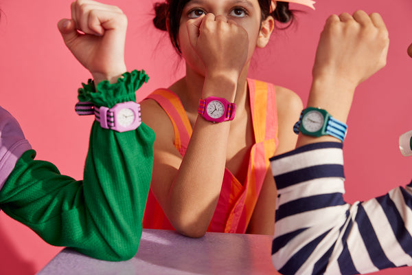 Mini Kyomo sustainable kids watch - Ruby Papaya