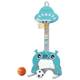 Little Angel Kids Basketball, Football And Golf Playset - Green