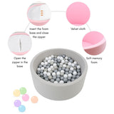 Little Angel Soft Foam Ball Pit Baby Playpen & Ball Pool, 200 Balls - Pink
