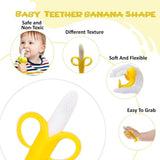 Little Angel Baby Silicone Teether & Training Toothbrush Safe and Soft - Blue