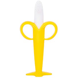 Little Angel Baby Silicone Teether & Training Toothbrush Safe and Soft - Blue