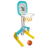 Little Angel 2-In-1 Basketball And Football Playset - Blue