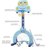 Little Angel Kids Basketball, Football And Golf Playset