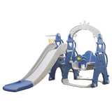 Little Angel Kids Slide And Swing 3-In-1 Activity Playset - Blue