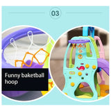 Little Angel Kids Slide And Swing 3-In-1 Activity Playset - Colorful