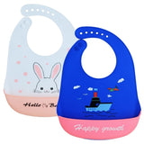 Little Angel Baby Silicone Bib – Bunny & Ship (Set of 2)
