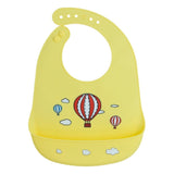 Little Angel Baby Silicone Bib – Giraffe & Hot Air Balloon (Set of 2)