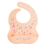 Little Angel Baby Silicone Bib – Hearts & Rocket (Set of 2)