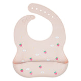 Little Angel Baby Silicone Bib – Strawberry & Lemon (Set of 2)