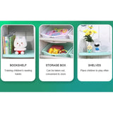Little Angel Toy Storage Organizer With Multiple Shelves And Bins