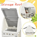 Little Angel Toys Organizer Cabinet With 14 Bins & Hook - White