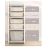 Little Angel Toys Organizers & Multi Storage Rack - White