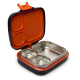 Little IA Football Stainless Steel Bento Box 3 Compartments - Dark Blue