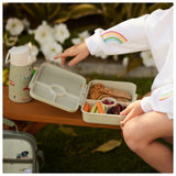 Little IA Transport Bento Box 4 Compartments - Green