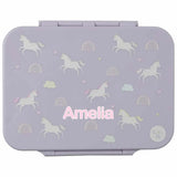 Little IA Unicorn Bento Box 4 Compartments - Purple