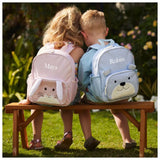 Little IA My First Teddy Backpack - Pastel Blue