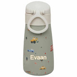 Little IA Transport Stainless Steel Water Bottle 350ML - Green