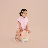 Little Rolla Ride- On Suitcase - Dusty Pink