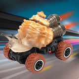 Little Story Kids Toy 2 Channel Snail Car With Remote Control - Brown