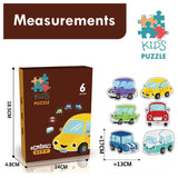Little Story 6-In-1 Matching Puzzle - Car
