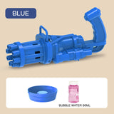 Little Story 8 Holes Bubble Machine Kids Gun - Blue