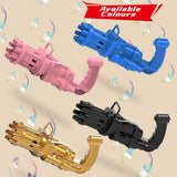 Little Story 8 Holes Bubble Machine Kids Gun - Pink