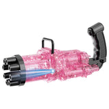 Little Story 8 Holes Bubble Machine Kids Gun - Shiny Pink