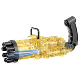 Little Story 8 Holes Bubble Machine Kids Gun - Yellow