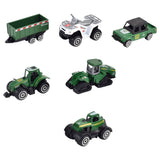Little Story Alloy Sliding Farmer'S Vehicle (6Pcs) - Multicolor