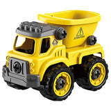 Little Story Kids Toy Assembled Wisdom Cars (Set Of 12) - Yellow