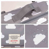 Little Story Baby Diaper Changing Clutch Kit - Grey Clouds