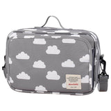 Little Story Baby Diaper Changing Clutch Kit - Grey Clouds