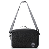 Little Story Quilted Baby Diaper Changing Clutch Kit - Black