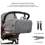 Little Story Quilted Baby Diaper Changing Clutch Kit - Grey
