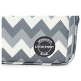 Little Story Wave Baby Diaper Changing Clutch Kit - Grey