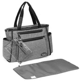 Little Story Betty Diaper Bag - Grey