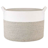 Little Story Cotton Rope Diaper Caddy XL - Ivory