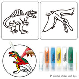 Little Story DIY Kids Art And Craft 3D Painting Set - Dinosaur
