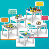 Little Story 4-In-1 Activity And Block Table With 350 Blocks - Xl