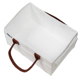 Little Story Diaper Caddywith Travel Pouch Medium - White