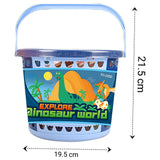 Little Story Dinosaur World Bucket Set - 21Pcs