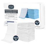 Little Story Disposable Diaper Changing Mats - White (Pack Of 20)