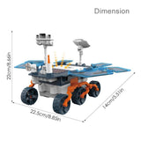 Little Story DIY Solar Mars Exploration Rover (46 Pcs) - Blue