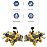 Little Story DIY Solar Mars Exploration Rover (46 Pcs) - Yellow