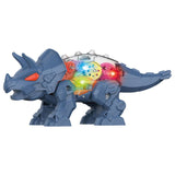 Little Story Electric DIY Gear Dinosaur With Light And Sound - Blue