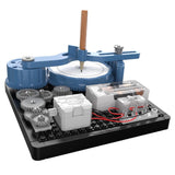 Little Story DIY 48 Pattern Electrical Painting Plotter Instrument (36 Pcs) - Blue