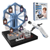 Little Story DIY Electrical Rotating Bow And Arrow Shooting Range (66 Pcs) - Blue