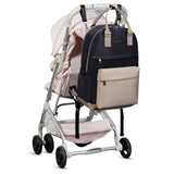 Little Story Colorland Kenzie Pack And Go Baby Travel Diaper Backpack - Black